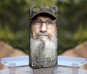 Si Robertson Duck Dynasty - Print On Hard Case - iPhone 5 Black Case Cover - Please leave a note for the color case: WHITE CASE or CLEAR CASE